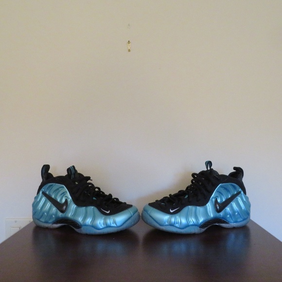 Air Foamposite Pro Electric Blue Size 10 VNDS - Picture 4 of 6